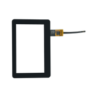 Personnalisé 1.44 2.8 3.5 4.3 5 7 10.1 Pouces Écran Tactile Capacitif Écran Tactile Superpositions Avec Focaltech Goodix ILITEK