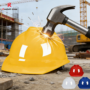 Casque de sécurité HDPE BEIJING ROADSAFE pour l'industrie de la construction, protection contre les impacts, 53-64CM, casques avec logo, résistance aux perforations - Product Image 3