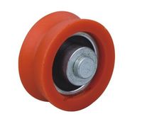 Rouleau de guidage automatique pour porte coulissante en nylon Roue à roulement à billes en acier (ML-AV039)