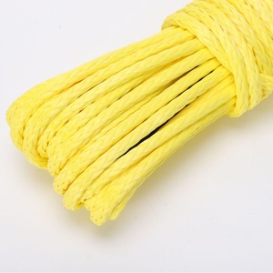 Cuerda de rescate trenzada amarilla de alta resistencia para recuperación de vehículos al aire libre con cabrestante - Product Image 1