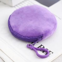 JOYSUN Porte-monnaie en peluche à fermeture éclair, porte-clés, pendentif, sacs de rangement pour écouteurs et cartes, personnalisables – Nouvelle collection promotionnelle