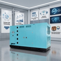 Générateur diesel silencieux 100 kVA 120 kVA 150 kVA 180 kVA avec fonction ATS, générateur d'énergie industriel 500 kVA à vendre