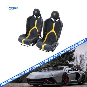 Dry Carbon Fiber ALCANTRA <b>Racing</b> <b>Seat</b> For Lamborghini LP700 LP780 Aventador Forward Back Adjustment - Product Image 1