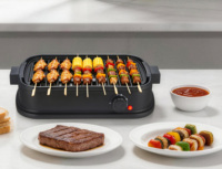 Support de barbecue électrique, barbecue d'intérieur sans fumée, table de barbecue sans fumée, barbecue coréen de table