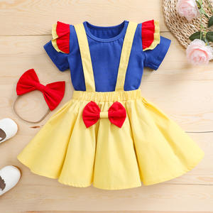 Ensemble de vêtements pour bébés filles nouveau-nées, robes mignonnes pour tout-petits, robes d'été pour fête d'anniversaire, jupes tutu pour enfants - Product Image 1