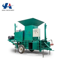 Presse à balles carrées pour luzerne, ensileuse hydraulique avec moteur et boîte de vitesses, haute efficacité, densité de balles de 400-500 kg