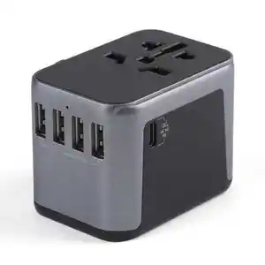 Portable New Technology PD Fast Wall Charger Dual Parts USB A Type C Gan 65w Universal Travel Adapter for Laptop