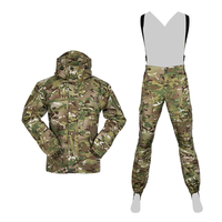 Ensemble uniforme tactique SIVI, style Gorka, camouflage, combinaison de combat 2 pièces, veste et pantalon pour la chasse en plein air