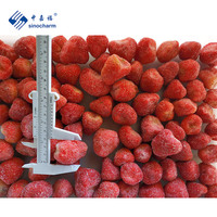 Sinocharm nouvelle culture BRC approuvé 12*12mm frais IQF fraise Cubes prix de gros congelés dés fraise