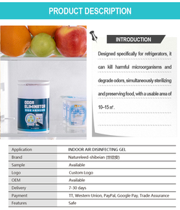 Gel désodorisant Natureleed double <span class=keywords><strong>action</strong></span> purifiant et <span class=keywords><strong>désinfectant</strong></span> de qualité alimentaire pour réfrigérateur, pureté élevée 99,99 % - Product Image 4