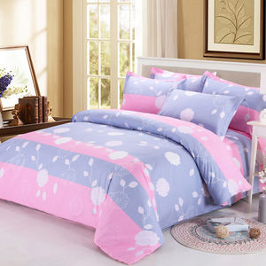 طقم لحاف من أربع قطع A3L مصنوع من القطن الخالص المقاوم للماء لموسم الخريف مع ملاءة سرير وغطاء لحاف - Product Image 5