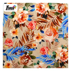 WOMEN CLOTH beautiful good quality textile viscose challis 45 yarn count rayon real digital for woman clothes