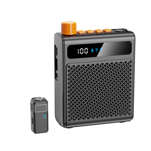Top-selling KY300 Wireless Voice Amplifier with Lavalier Mic Clip-on BT Speaker with Charging Case for Teaching Streaming