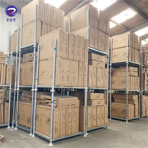 Palé tubular industrial galvanizado por inmersión en caliente desmontable apilable de almacén - Product Image 5