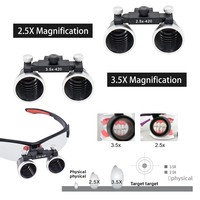Color Black Glasses Frame Dental Surgery Special Binocular Magnifier 2.5x 3.5x Class I Medical Magnifier