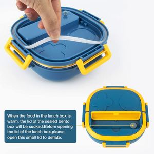 Kid Stainless Steel Leakproof Bento <b>Box</b> for Kids Complete <b>Lunch</b> Set With Portable Cutlery Bpa Free - Product Image 4