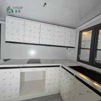 Maisons préfabriquées modulaires YITOP, maison de type conteneur préfabriqué de 20 pieds, bureau mobile extensible, conteneur préfabriqué, mini-maison à vendre