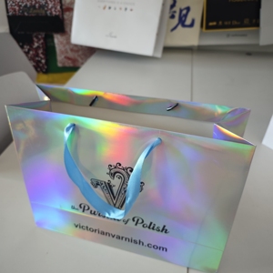 Custom Printed Recyclable Paper <b>Bags</b> with Cotton Rope Handles Digital Printing Eco-Friendly Packaging for Retail Gift Use - Product Image 3