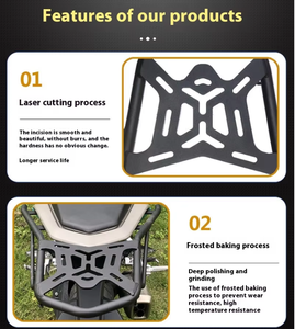 Rak Belakang Haojin SY02, Rak Bagasi, Rak Ekor, Rak Pembawa Barang Belakang, Aksesoris Modifikasi, Rak <span class=keywords><strong>Fender</strong></span>, Sistem Peningkatan Bodi - Product Image 6