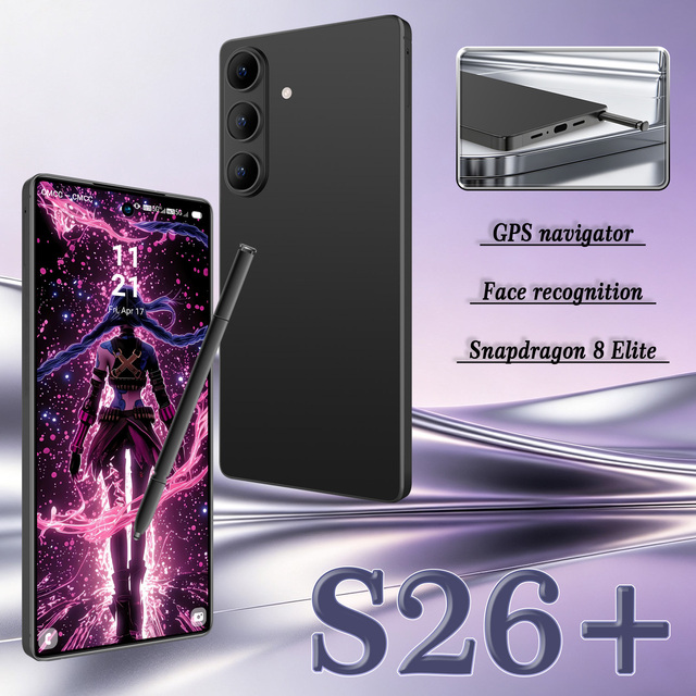 S26+ Premium Business Android Smartphone Real 4G Dual SIM 8000mAh Battery Long Standby