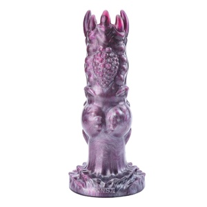 N-MR5314 Dildo Monstruoso Grueso con Ovipositor y 5 Huevos, Grande, de Fantasía, Anal, con Nudo de Caballo y Dragón - Product Image 3