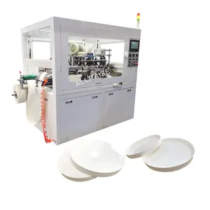 Fully Automatic Coffee Tea Paper Cup Lid Making Machine Disposable Drink Cup Lids Forming Machine