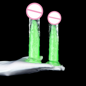 Saugnapf-<span class=keywords><strong>Dildo</strong></span> mit Leuchteffekt, Bunter Weicher Silikon-Realistischer Penis, <span class=keywords><strong>Mini</strong></span>-Dildos Sexspielzeug für Frauen zur Selbstbefriedigung - Product Image 4