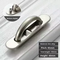 Poignée escamotable invisible en alliage de zinc Easehome pour armoire, placard, cuisine, commode, chambre et salon