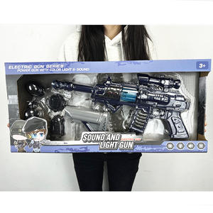 Giocattolo Elettronico Unisex a Forma di <span class=keywords><strong>Pistola</strong></span> con Otto Toni, Suoni, Luci e Vibrazioni per Bambini - Product Image 1