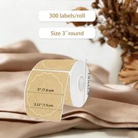 Étiquettes thermiques personnalisées autocollantes pour usage industriel et domestique, étiquettes d'expédition DIY compatibles avec les imprimantes thermiques