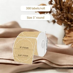 สติกเกอร์ฉลากความร้อนแบบกำหนดเอง สำหรับใช้ในบ้าน อุตสาหกรรม DIY ฉลากที่อยู่ ฉลากจัดส่ง ใช้ได้กับเครื่องพิมพ์ความร้อน - Product Image 2