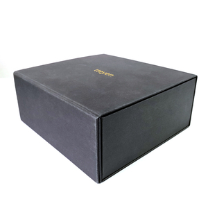 Customize Large Black Foldable Magnetic Closure Luxury Gift Cardboard Shipping Paper <b>Box</b> for Clothes Clothing T-Shirt Packaging - Product Image 3