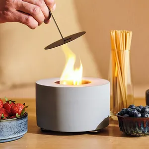Mini chimenea portátil de sobremesa, chimenea de etanol biológico, para bomberos, venta al por mayor