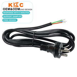 3 Prong Australian AC <b>Power</b> <b>Cable</b> Open End, 220V SAA Certified Copper Pigtail Wire Cord, For <b>Power</b> Tool Appliance Connection - Product Image 1