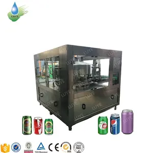 2022 Hot Sale Automatic 330ml 500ml Complete Aluminum Can Beverage Production Line Tin Can Filling Canning Machine
