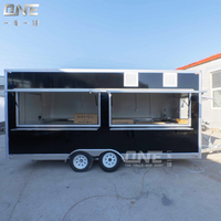 YiCheYiGuan Remorque congélateur pour hot-dogs et glaces, Camion de restauration mobile, Camion de mode, Food Truck, Restaurant entièrement équipé