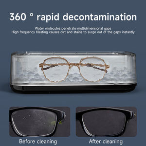 Nueva Máquina de Limpieza Ultrasónica Eléctrica 2025 de 650 ml para Joyas, Aparatos Ortodónticos, Dentaduras Postizas y Gafas, con Pantalla Táctil y Acero Inoxidable - Product Image 5