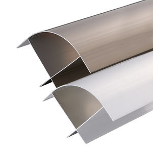 Hoek Aluminium Profielen Externe Gebogen Muur Hoekbeschermers Aluminium Materialen Gebouw Aluminium Profielen - Product Image 1