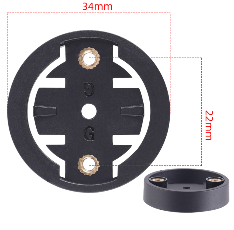 Pour Garmin(22mm avec écrou)