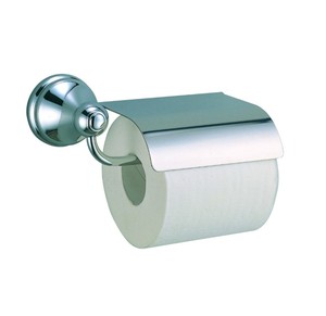 Portarrollos de Papel de Diseño Clásico de Grado Hotelero, Montado en la Pared, con Acabado Cromado de Aleación de Zinc, 1 Año de Garantía - Product Image 6