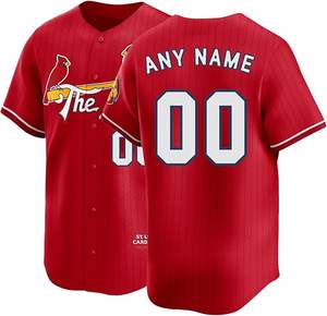 Tontons Usine Personnalisé En Gros Blanc Baseball Jersey Transfert De Chaleur Imprimé Maille Respirant Mode Baseball Chemise Cousue - Product Image 1