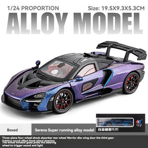 Modellino di auto 1:24 <span class=keywords><strong>McLaren</strong></span> <span class=keywords><strong>Senna</strong></span> con suono e luce in metallo modello di auto giocattolo decorano modello di supercar - Product Image 6