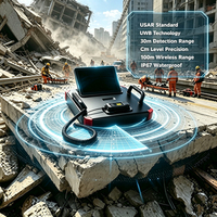 Radar 3D UWB pour le suivi de vie des personnes, positionnement par coordonnées XYZ, pénétration multi-étages, équipement de recherche de ruines de bâtiments