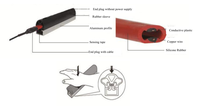 Capteur de pare-chocs en caoutchouc de silicone de taille 60*865 mm avec niveau de protection IP54 pour robot AGV