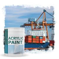 Diamond Chem Hull - Imprimación Epoxi Anticorrosiva para Prevención de Barnacles, Revestimiento de Goma Anticorrosión, Pintura Líquida para Barcos, Aplicación con Brocha