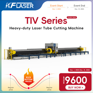 Высокомощный промышленный станок для лазерной резки волоконным лазером с автоматической подачей, ЧПУ, для резки труб, профилей и балок из металла - Product Image 1