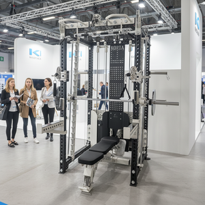 Máquina Smith Comercial de Alta Resistencia con Cable Crossover, Torre de Gimnasio Funcional Todo en Uno Profesional con Doble Pila de Pesas de 140 kg - Product Image 6
