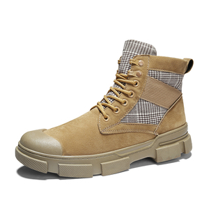 Fabricants de gros modèles d'automne et d'hiver Martin <span class=keywords><strong>bottes</strong></span> <span class=keywords><strong>bottes</strong></span> de marée haute marée rétro outillage hommes <span class=keywords><strong>bottes</strong></span> du déser - Product Image 2