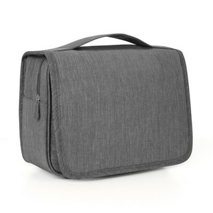 Customized Logo Travel for <b>Toiletry</b> <b>Bag</b> Waterproof Hanging Cosmetic <b>Bags</b> with Zipper Closure Fabric Material - Product Image 5