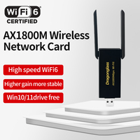 Adaptateur WiFi externe pour ordinateur portable Dragonglass DGC3 Realtek RTL8852 Chip Dual Antenna AX1800 2.4G 5G USB 2.0 avec garantie d'un an